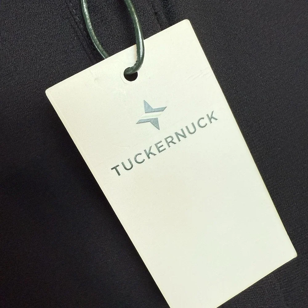 Tuckernuck Royal Shirt Dress Women's XXS Black Stretch Crepe Mini $148 Y24227T - Picture 8 of 14